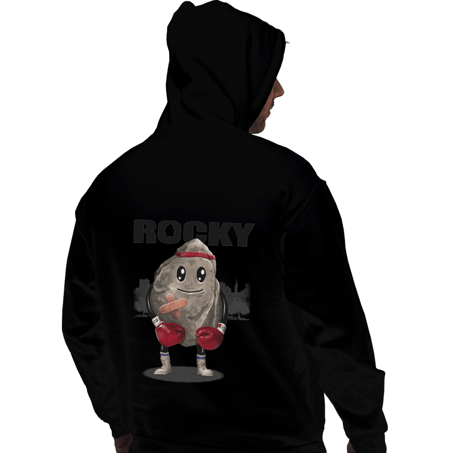Shirts Pullover Hoodies, Unisex / Small / Black Rocky