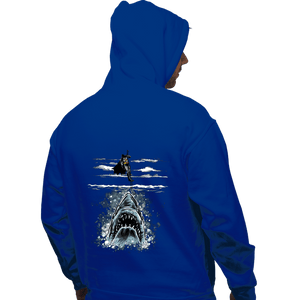 Daily_Deal_Shirts Pullover Hoodies, Unisex / Small / Royal Blue Shark Repellent