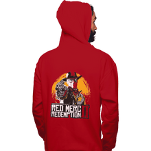 Load image into Gallery viewer, Shirts Pullover Hoodies, Unisex / Small / Red Red Merc Redemption
