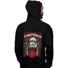 Load image into Gallery viewer, Shirts Zippered Hoodies, Unisex / Small / Black Storm Trooper
