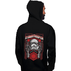 Shirts Zippered Hoodies, Unisex / Small / Black Storm Trooper