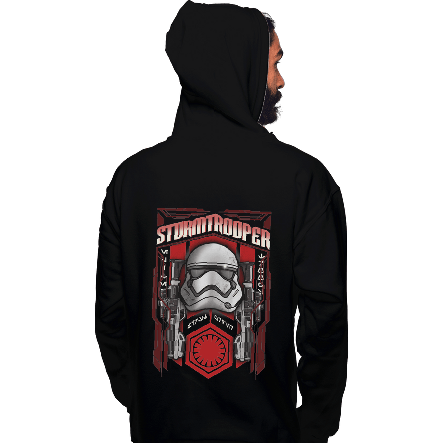 Shirts Zippered Hoodies, Unisex / Small / Black Storm Trooper