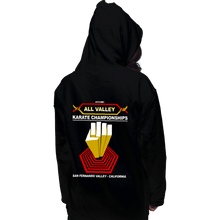 Load image into Gallery viewer, Daily_Deal_Shirts Pullover Hoodies, Unisex / Small / Black All Valley Karate
