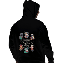 Load image into Gallery viewer, Shirts Zippered Hoodies, Unisex / Small / Black Dungeons &amp; Cats 2nd Edition
