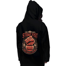 Load image into Gallery viewer, Shirts Pullover Hoodies, Unisex / Small / Black Stone Fist Boxing
