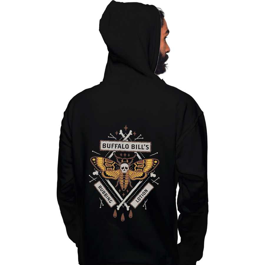 Shirts Pullover Hoodies, Unisex / Small / Black Buffalo Bill's Rubbing Lotion