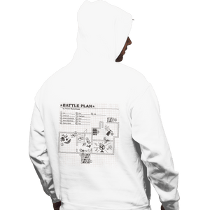 Shirts Pullover Hoodies, Unisex / Small / White Battle Plan