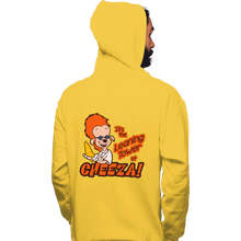Load image into Gallery viewer, Shirts Pullover Hoodies, Unisex / Small / Gold Leaning Power Of Cheeza
