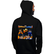 Load image into Gallery viewer, Shirts Pullover Hoodies, Unisex / Small / Black Goku VS Vegeta
