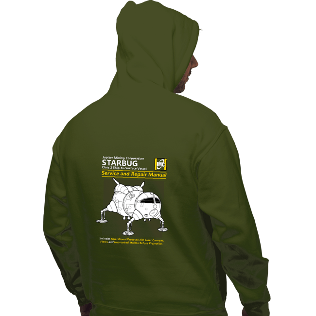 Shirts Pullover Hoodies, Unisex / Small / Military Green Starbug Repair Manual