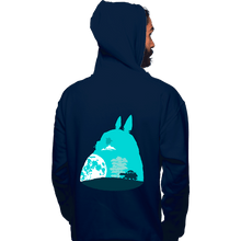 Load image into Gallery viewer, Shirts Pullover Hoodies, Unisex / Small / Navy Silhouettes
