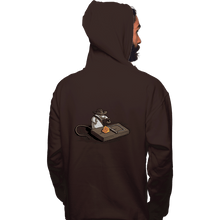 Load image into Gallery viewer, Shirts Pullover Hoodies, Unisex / Small / Dark Chocolate Indiana Mouse
