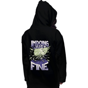 Daily_Deal_Shirts Pullover Hoodies, Unisex / Small / Black Doing Just Fine
