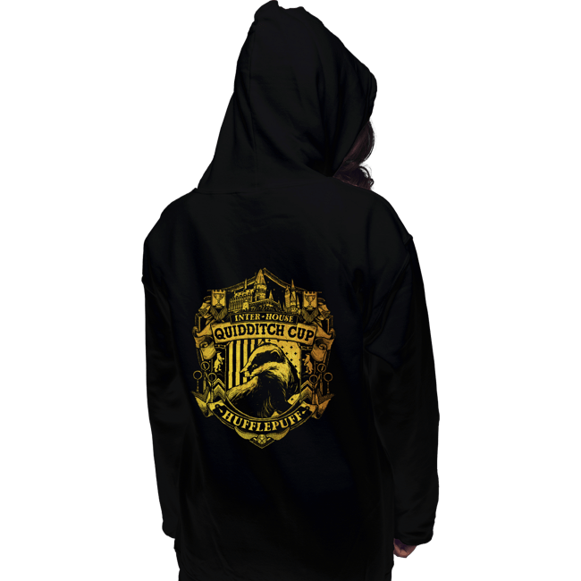 Sold_Out_Shirts Pullover Hoodies, Unisex / Small / Black Team Hufflepuff