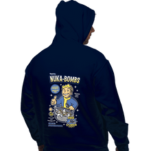 Load image into Gallery viewer, Shirts Pullover Hoodies, Unisex / Small / Navy Nuka Bombs
