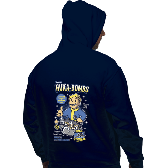Shirts Pullover Hoodies, Unisex / Small / Navy Nuka Bombs
