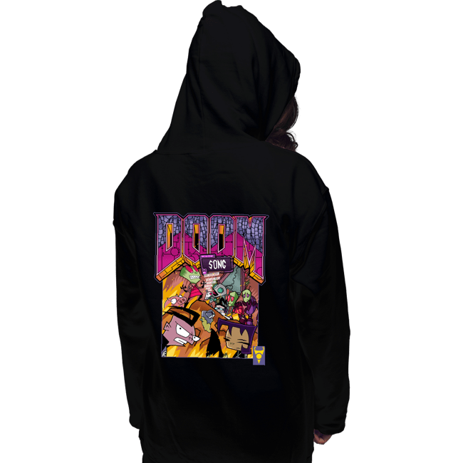 Daily_Deal_Shirts Pullover Hoodies, Unisex / Small / Black DOOOM