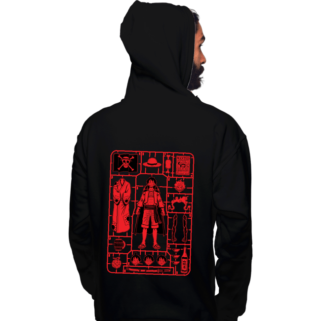 Daily_Deal_Shirts Pullover Hoodies, Unisex / Small / Black Luffy Model Sprue