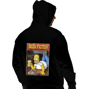 Daily_Deal_Shirts Pullover Hoodies, Unisex / Small / Black Beer Fiction