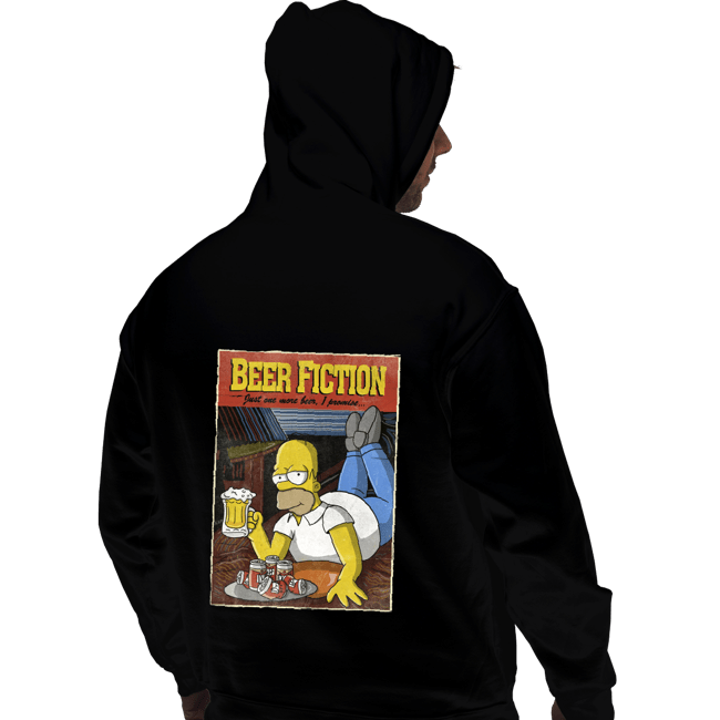 Daily_Deal_Shirts Pullover Hoodies, Unisex / Small / Black Beer Fiction