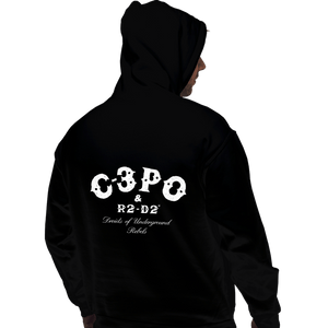 Daily_Deal_Shirts Pullover Hoodies, Unisex / Small / Black Galactic Punks
