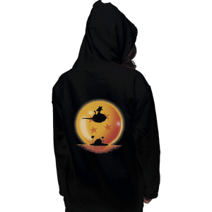 Shirts Zippered Hoodies, Unisex / Small / Black Goku on Sunset