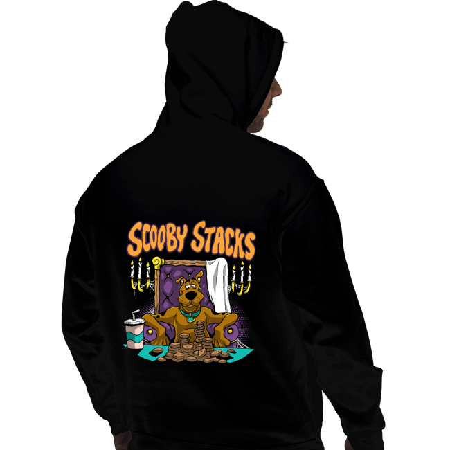 Daily_Deal_Shirts Pullover Hoodies, Unisex / Small / Black Scooby Stacks