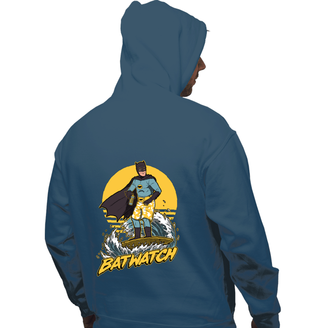 Daily_Deal_Shirts Pullover Hoodies, Unisex / Small / Indigo Blue Batwatch