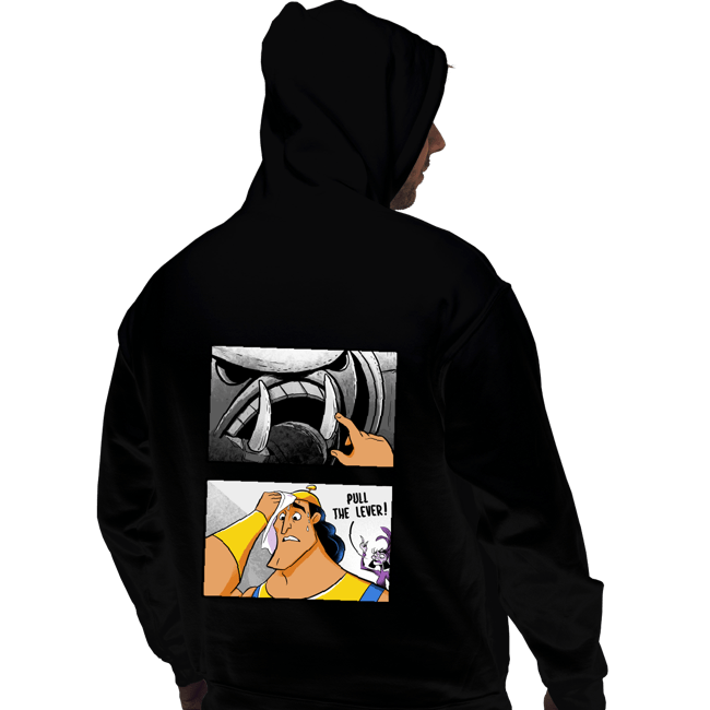Daily_Deal_Shirts Pullover Hoodies, Unisex / Small / Black Pull The Lever