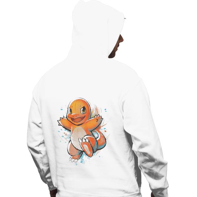 Shirts Pullover Hoodies, Unisex / Small / White Fire Ink