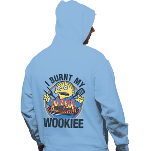 Daily_Deal_Shirts Pullover Hoodies, Unisex / Small / Royal Blue Burnt Wookiee