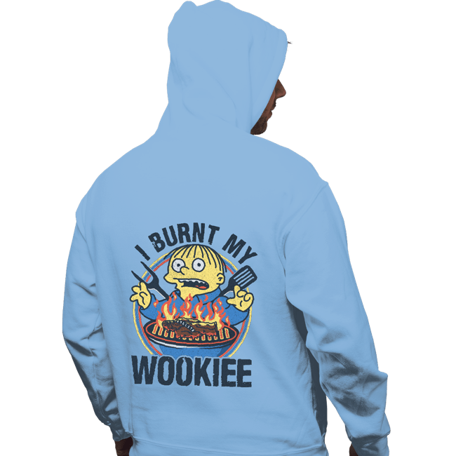 Daily_Deal_Shirts Pullover Hoodies, Unisex / Small / Royal Blue Burnt Wookiee