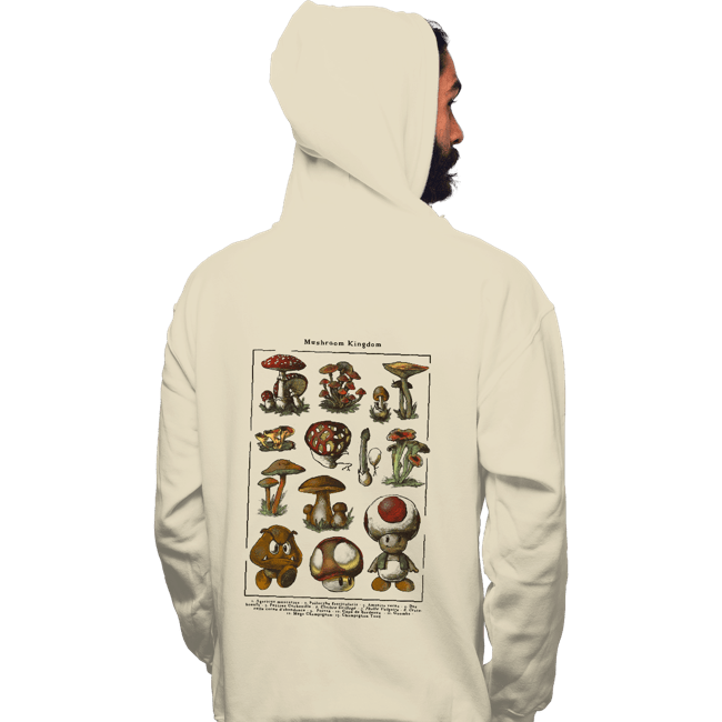Daily_Deal_Shirts Pullover Hoodies, Unisex / Small / Sand Mario Mushrooms
