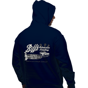 Daily_Deal_Shirts Pullover Hoodies, Unisex / Small / Navy Biff's Auto Detailing