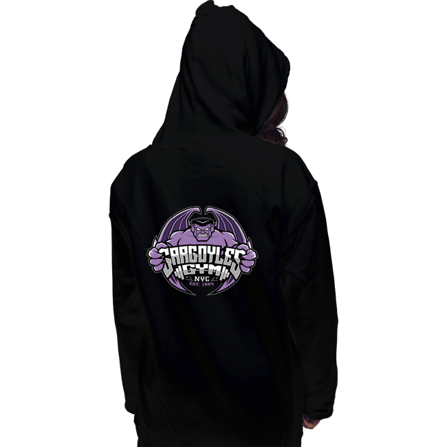 Daily_Deal_Shirts Pullover Hoodies, Unisex / Small / Black Gargoyle's Gym