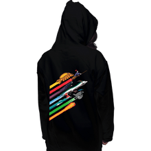 Load image into Gallery viewer, Shirts Pullover Hoodies, Unisex / Small / Black Spirited Streaks
