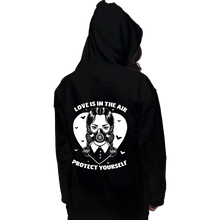 Load image into Gallery viewer, Daily_Deal_Shirts Pullover Hoodies, Unisex / Small / Black Love Is In The Air
