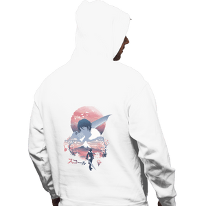 Shirts Zippered Hoodies, Unisex / Small / White Ukiyo Squall