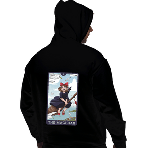 Daily_Deal_Shirts Pullover Hoodies, Unisex / Small / Black Tarot Ghibli The Magician