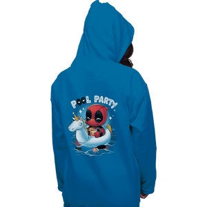 Shirts Pullover Hoodies, Unisex / Small / Sapphire Pool Party