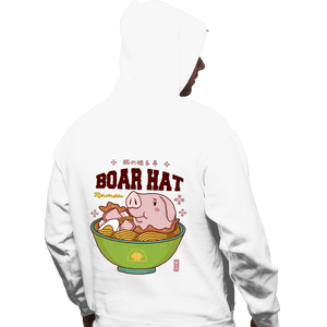 Shirts Pullover Hoodies, Unisex / Small / White Boar Hat Ramen