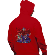 Load image into Gallery viewer, Shirts Pullover Hoodies, Unisex / Small / Red Smashelvania
