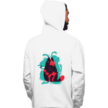 Load image into Gallery viewer, Shirts Pullover Hoodies, Unisex / Small / White Cat Shapes
