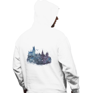 Shirts Pullover Hoodies, Unisex / Small / White Watercolor School