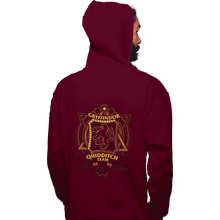 Load image into Gallery viewer, Shirts Pullover Hoodies, Unisex / Small / Maroon Quidditch Team
