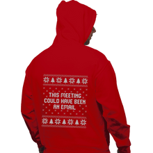 Load image into Gallery viewer, Daily_Deal_Shirts Pullover Hoodies, Unisex / Small / Red Email Meeting Sweater

