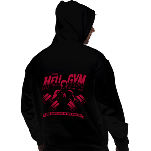 Daily_Deal_Shirts Pullover Hoodies, Unisex / Small / Black Hell Gym