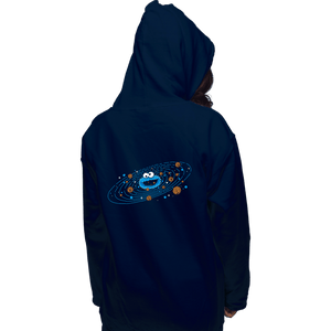 Daily_Deal_Shirts Pullover Hoodies, Unisex / Small / Navy Cookie Orbit