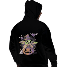 Load image into Gallery viewer, Shirts Pullover Hoodies, Unisex / Small / Black Spooky Baby
