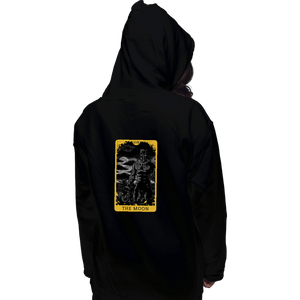Shirts Pullover Hoodies, Unisex / Small / Black Tarot The Moon